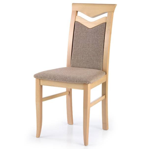 Jídelní židle CATRUNI dub sonoma/hnědá