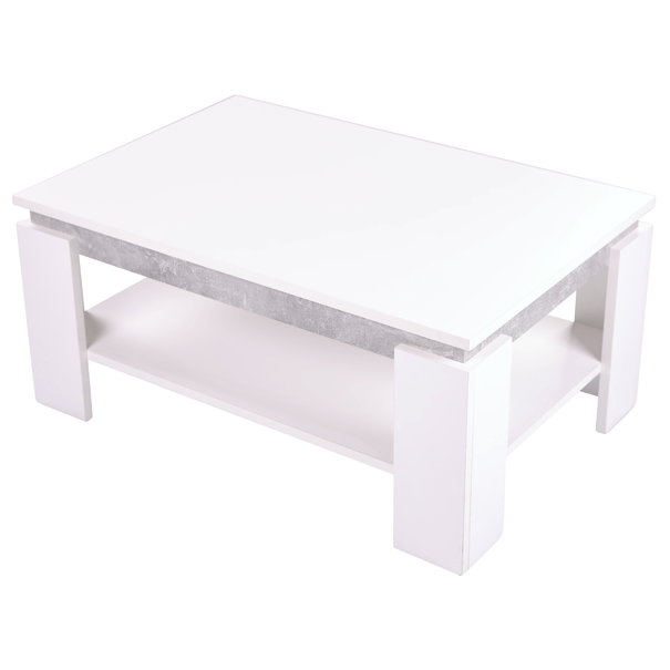 Konferenční stolek TIM II bílá/beton