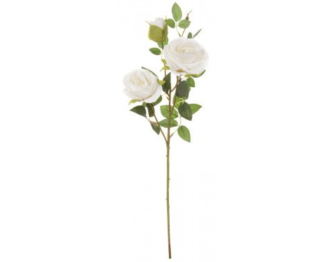 Umělá květina Růže s poupětem 65 cm