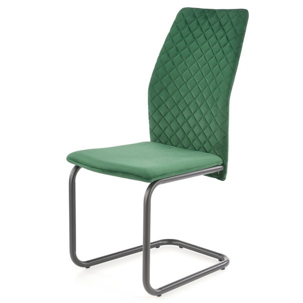 Jídelní židle SCK-444 zelená/černá